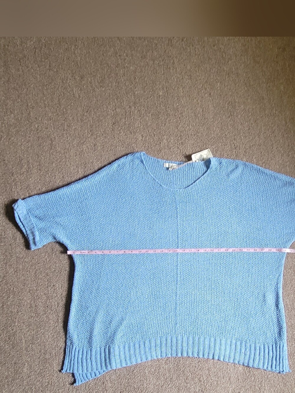 1 NWT Easel Los Angeles Pretty Periwinkle Blue Mid/Lightweight Sweater! - Picture 4 of 6